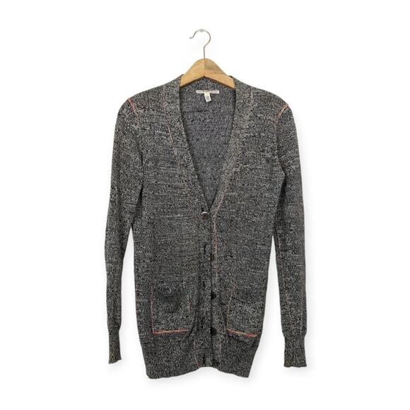 Autumn Cashmere Sweaters - Cotton By Autumn Cashmere 100% Cotton Gray Cardigan